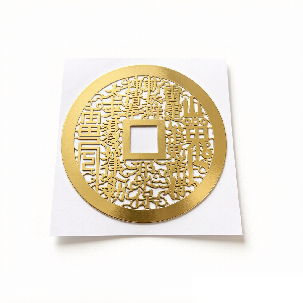 Ascension Coin Phone Amulet Sticker